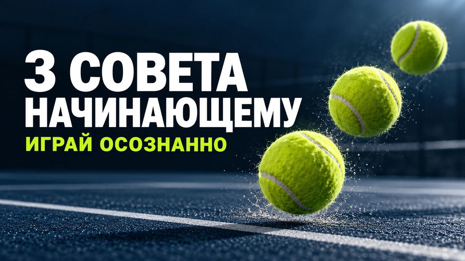 Три вещи, на которые стоит обратить внимание начинающему теннисисту
