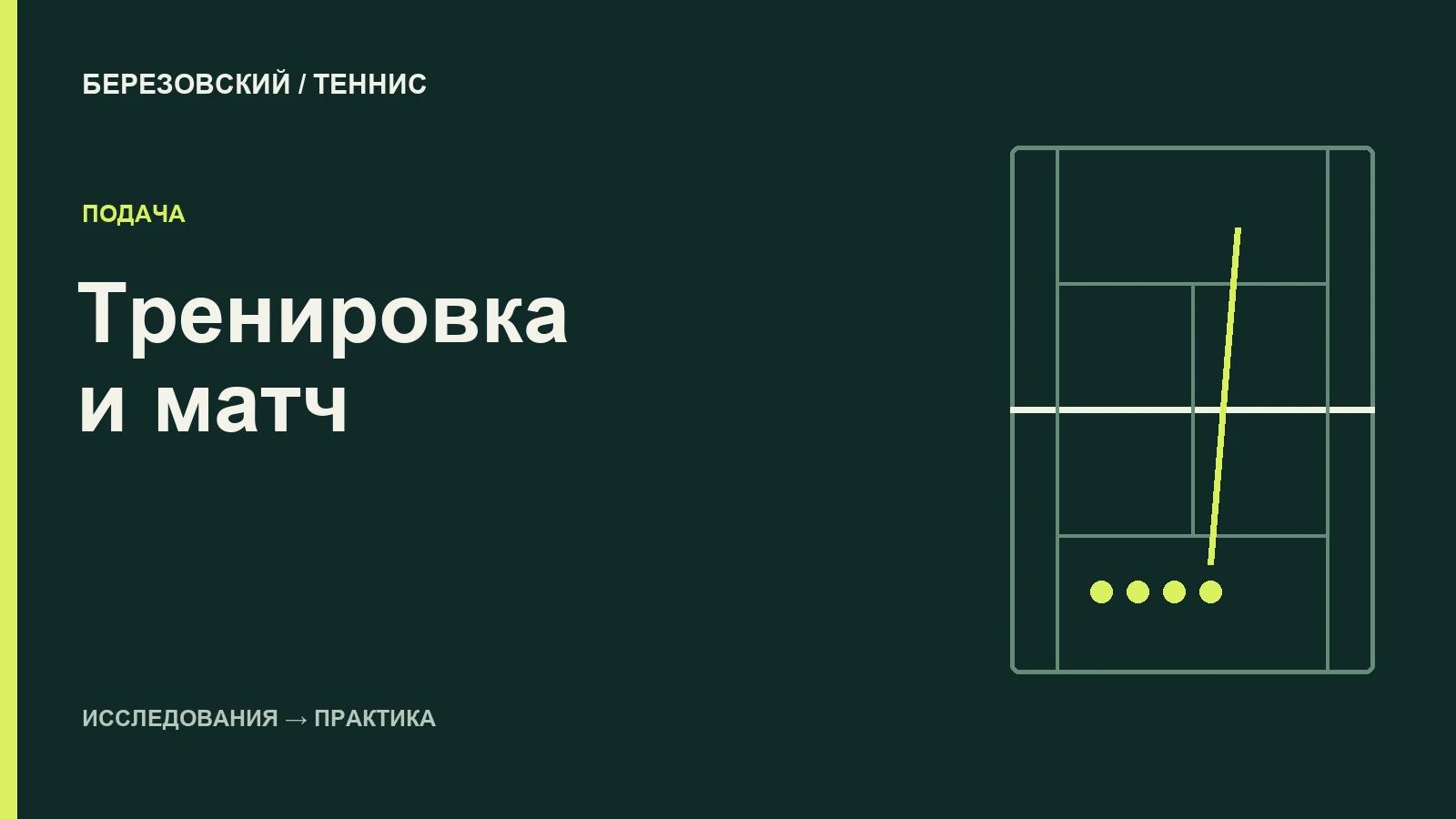 Почему подача на тренировке получается, а в матче — нет